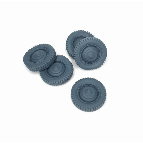 Pimp My Miniatures Afvs35-101 1/35 Vw Kubelwagen Road Wheels With Caps Weighted Typ 1