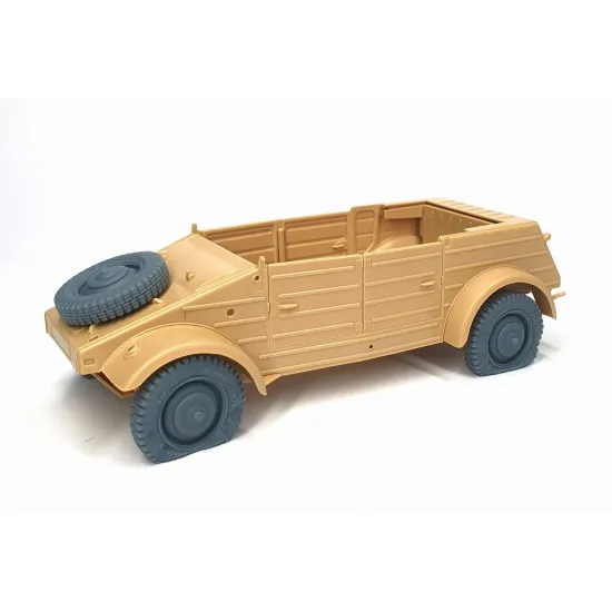 Pimp My Miniatures Afvs35-103 1/35 Vw Kubelwagen Road Wheels Flat Tires With Caps Typ 1