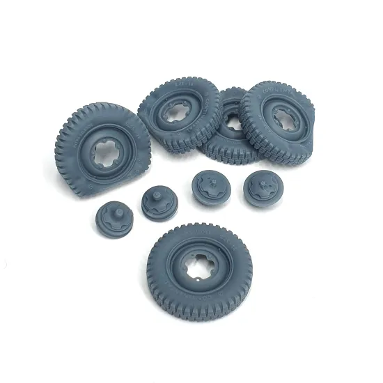 Pimp My Miniatures Afvs35-107 1/35 Vw Kubelwagen Road Wheels Flat Tires Typ 1