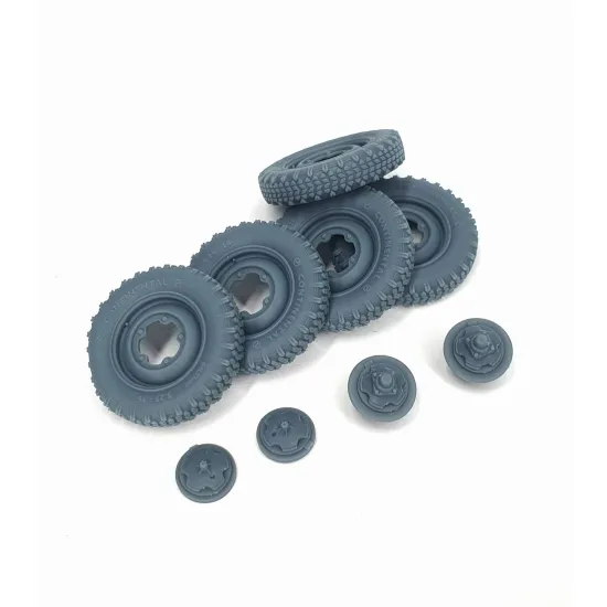 Pimp My Miniatures Afvs35-110 1/35 Vw Schwimmwagen Road Wheels Weighted Typ 2