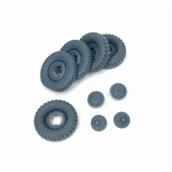 Pimp My Miniatures Afvs35-118 1/35 Vw Kubelwagen Road Wheels Mix Tires Weighted