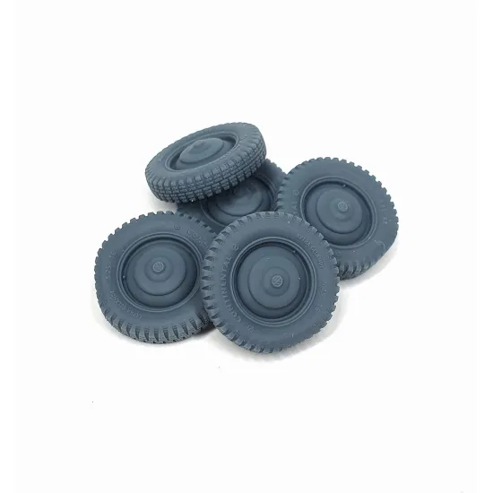 Pimp My Miniatures Afvs35-119 1/35 Vw Typ 82e Kafer Road Wheels With Caps Weighted Type 1