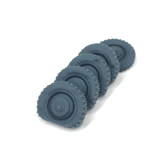 Pimp My Miniatures Afvs35-122 1/35 Vw Typ 82e Kafer Road Wheels Flat Tires With Caps Type 2