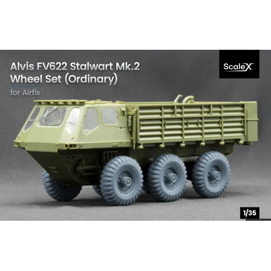 Scalex Wm-35026 1/35 Alvis Fv622 Stalwart Mk 2 Ordinary Wheel Set For Airfix
