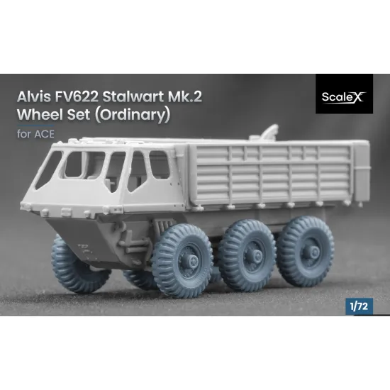 Scalex Wm-72004 1/72 Alvis Fv622 Stalwart Mk 2 Ordinary Wheel Set For Ace
