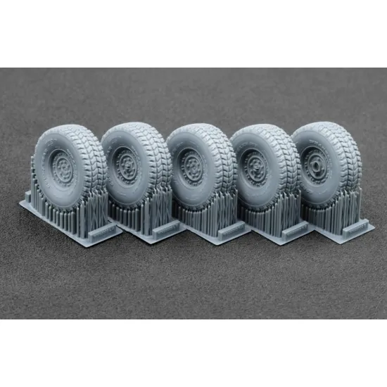 Scalex Wm-35003 1/35 Hmmwv Mt 24-bolt Ordinary Wheel Set For Icm Academy