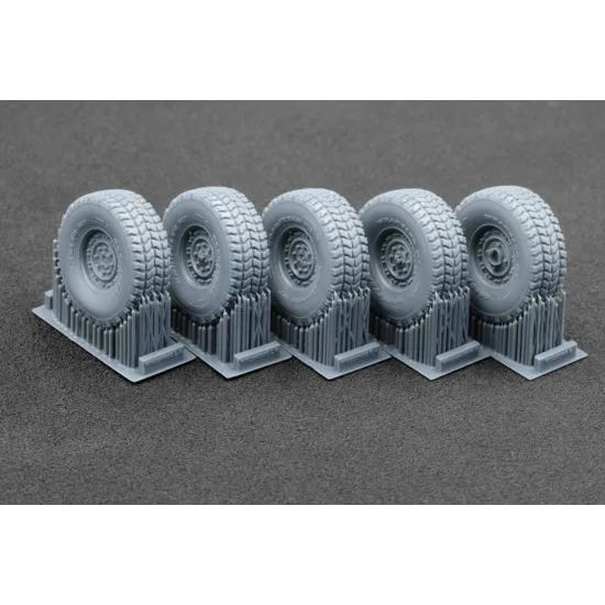 Scalex Wm-35003s 1/35 Hmmwv Mt 24-bolt Sagged Wheel Set For Icm Academy