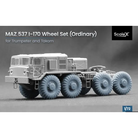 Scalex Wm-72005 1/72 Maz 537 I-170 Ordinary Wheel Set For Trumpeter Takom