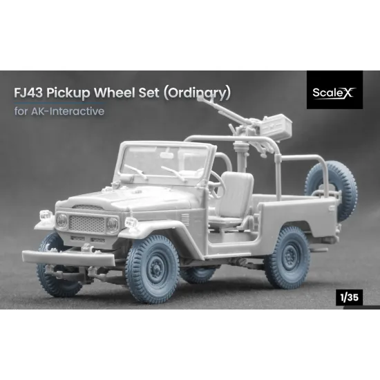 Scalex Wm-35033 1/35 Fj43 Pickup Ordinary Wheel Set For Ak-interactive