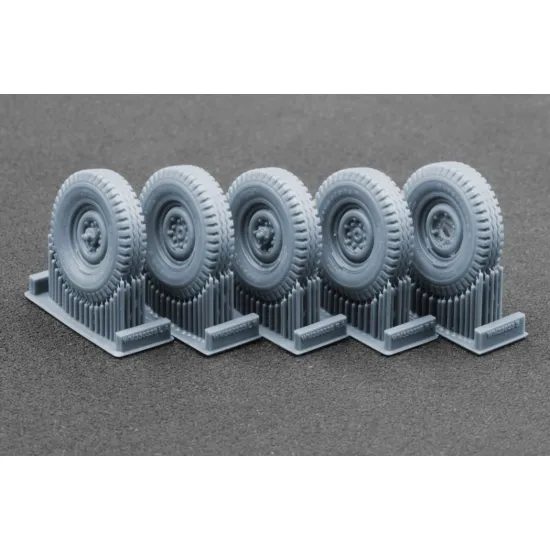 Scalex Wm-35033s 1/35 Fj43 Pickup Sagged Wheel Set For Ak-interactive