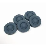 Pimp My Miniatures Afvs35-174 1/35 Vw Kubelwagen Road Wheels With Early Caps Weighted Type 2