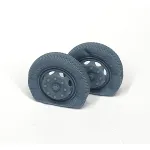 Pimp My Miniatures Afvs35-180 1/35 Opel Blitz Late Front Road Wheels Flat Tires Type 2