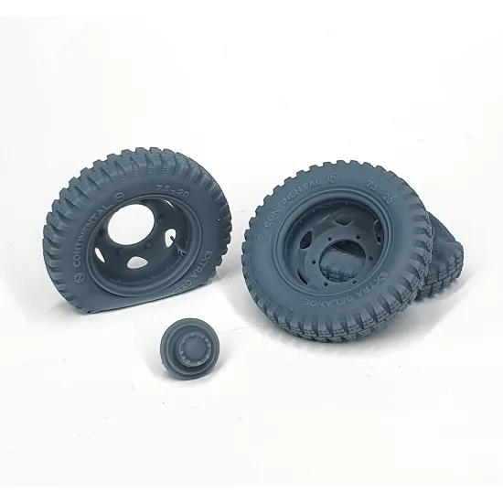 Pimp My Miniatures Afvs35-181 1/35 Opel Blitz Early Rear Road Wheels Flat Tires Type 1