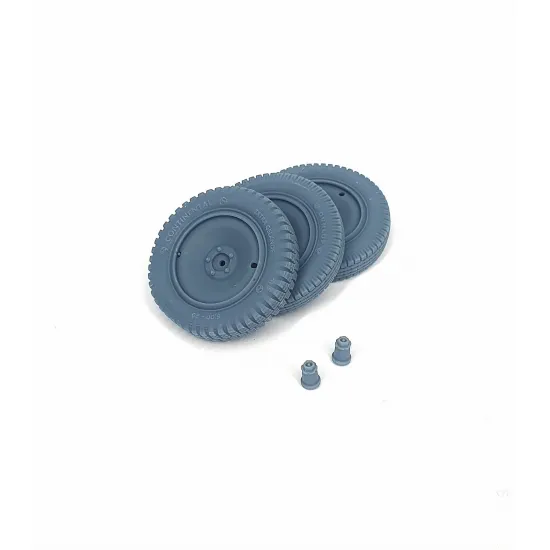 Pimp My Miniatures Afvs35-187 1/35 Sd.kfz 250 Greif Front Wheels With Spare Weighted
