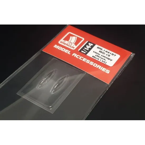 Brengun Brl144197 1/144 Mig-19 Vacu Canopy Attack Mark I Kit Vacu Canopy For Atack/Mark I Kits