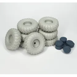 Pimp My Miniatures Afvs35-226 1/35 Btr-80 Btr-80a Apc Road Wheels For Trumpeter