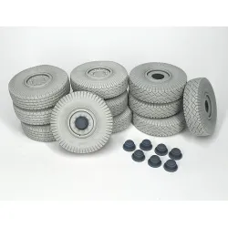 Pimp My Miniatures Afvs35-241 1/35 Sd.ah. 116 Road Wheels Weighted With Spare Type Mix 9plus2