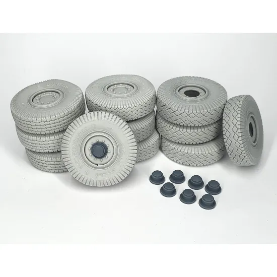 Pimp My Miniatures Afvs35-241 1/35 Sd.ah. 116 Road Wheels Weighted With Spare Type Mix 9plus2