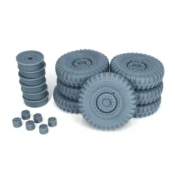 Pimp My Miniatures Afvs35-242 1/35 Dukw Road Wheels Set Weighted With Spare For Italeri