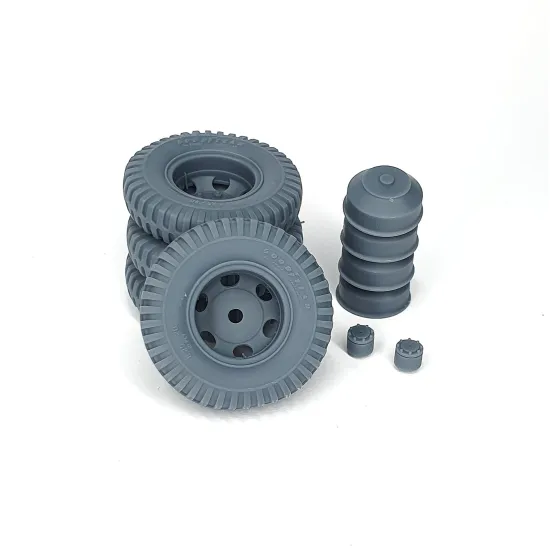 Pimp My Miniatures Afvs35-244 1/35 Wtct-6 Trailer Road Wheels Set Weighted For I Love Kit