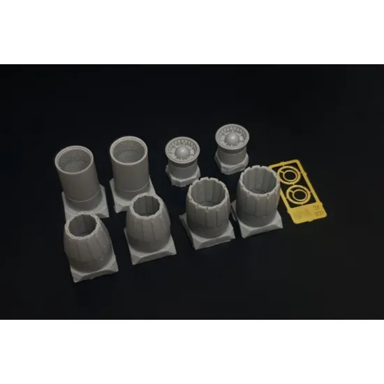 Brengun Brl72290 1/72 F/A-18 A/B/C/D Hornet Ge F404 Engine Nozzle Resin Set