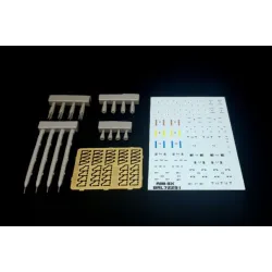 Brengun Brl72291 1/72 Aim-9x Sidewinder 4pcs Resin Set Of Us Ait-to-air Missile