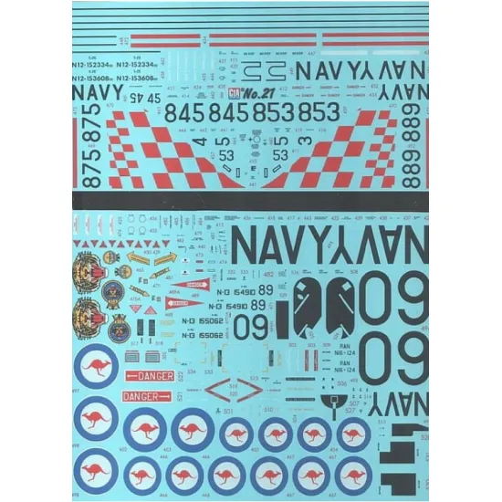 Cta Models 021 1/48 Decal For Aussies Over The Seas