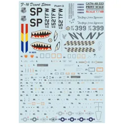 Print Scale 48-333 1/48 F-16 Desert Storm Part-3