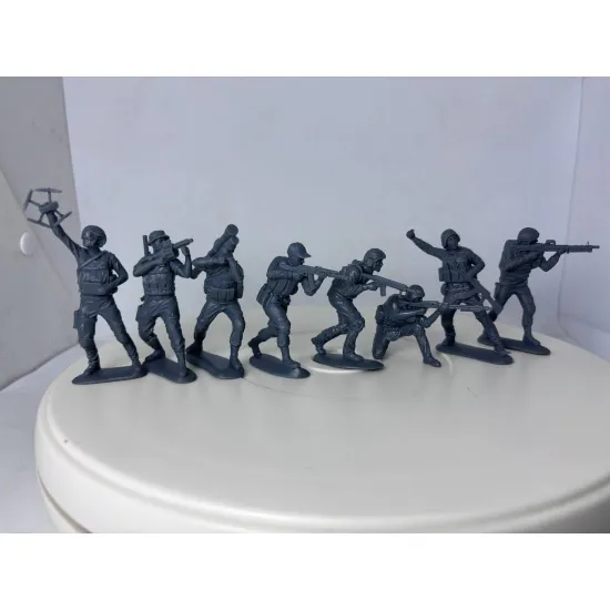 Mars Figures 3dp32050 1/32 Ukrainian Defenders Set Ii 8 Figures 3d Printed Resin Kit