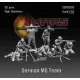 Mars Figures 3dp32053 1/32 German Mg Team Ww2 8 Figures And 2 Machine Guns 3d Printed Resin