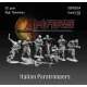 Mars Figures 3dp32054 1/32 Italian Paratroopers 8 Figures 3d Printed Resin