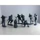 Mars Figures 3dp32057 1/32 British Paratroopers Red Devils 8 Figures 3d Printed Resin