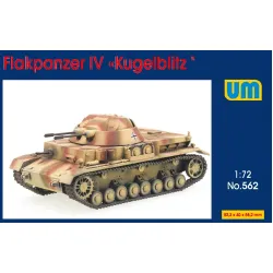 Um 562 1/72 Flakpanzer Iv Kugelblitz Plastic Model Kit