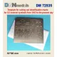 Dan Models 72535 1/72 Template For Cutting Out Identification Marks For Us National Symbols From 1943 To The Present Day 92/80mm Material-alpaka 0/4mm Nickel
