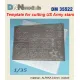 Dan Models 35522 1/35 Template For Cutting Us Army Stars Material-alpaka 0/4mm Nickel