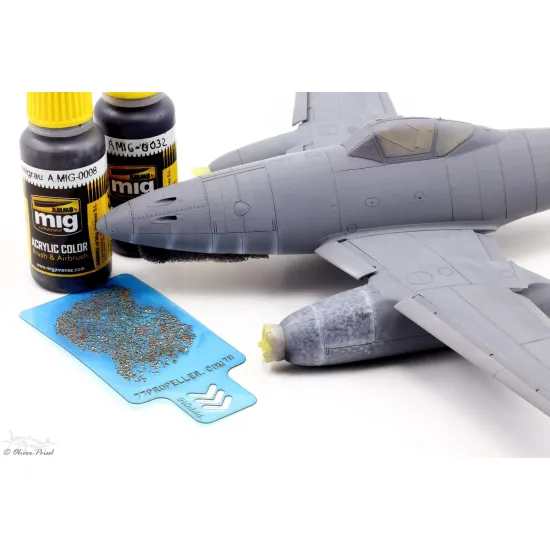 77propeller Prp016 Airbrush Template Airbrush Stencils For Spraying Fine Details