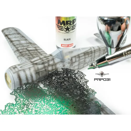 77propeller Prp028 2 Medium Airbrush Template Airbrush Stencils Spraying Fine Details 110mm X 70mm