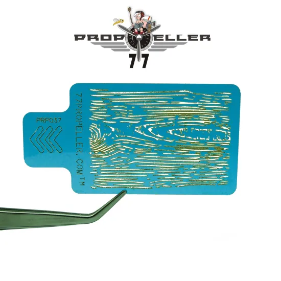 77propeller Prp037 Airbrush Stencils Wood Texture 40 Mm X 60 Mm For Spraying Fine Details 1/32 1/48 Scale