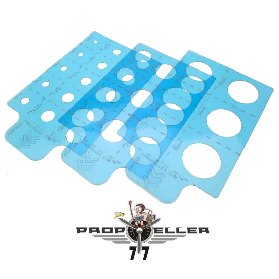 77propeller Prp044 Set D 3 X Spray Masking Airbrush Stencil