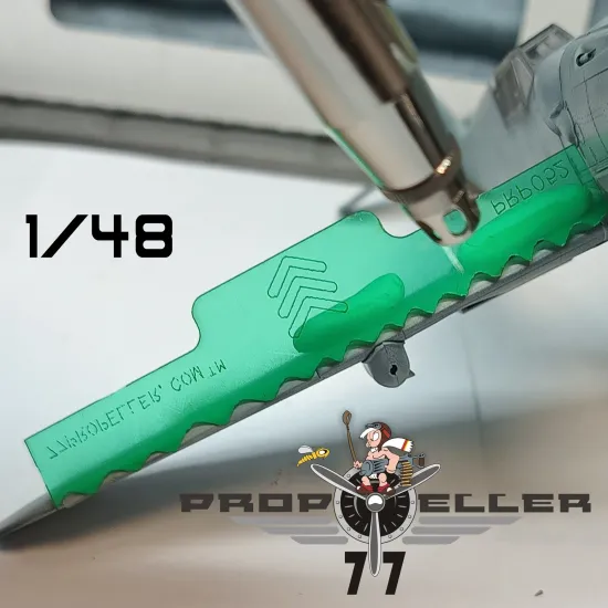77propeller Prp052 1/48 Bf 109 Leading Edge Wavelet Template