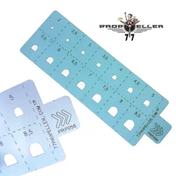 77propeller Prp058 Scribing And Spray Masking Airbrush Stencil No. 6