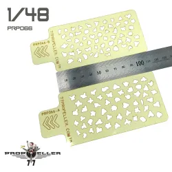 77propeller Prp066 1/48 Italian Aircraft Camouflage Airbrush Template 2 Pcs