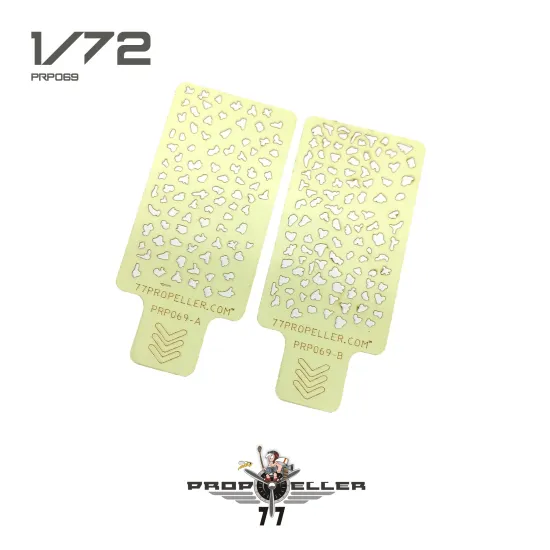 77propeller Prp069 1/72 Italian Aircraft Camouflage Airbrush Template 2 Pcs