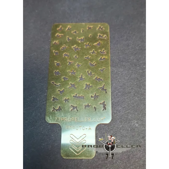 77propeller Prp070 1/72 Italian Aircraft Camouflage Airbrush Template 2 Pcs