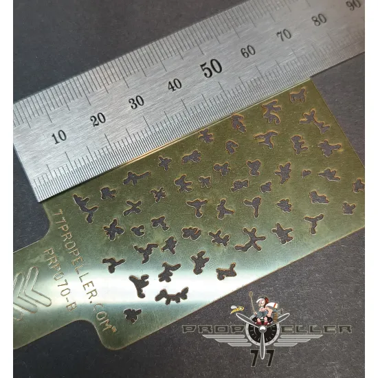 77propeller Prp070 1/72 Italian Aircraft Camouflage Airbrush Template 2 Pcs