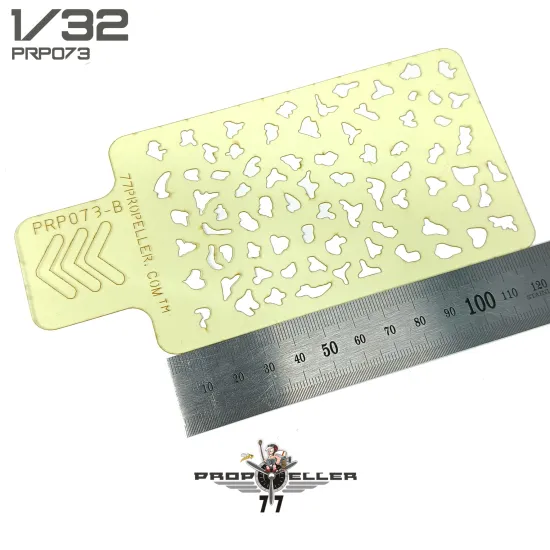 77propeller Prp073 1/32 Italian Aircraft Camouflage Airbrush Template 2 Pcs