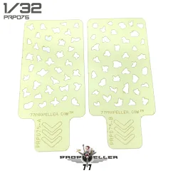 77propeller Prp075 1/32 Italian Aircraft Camouflage Airbrush Template 2 Pcs