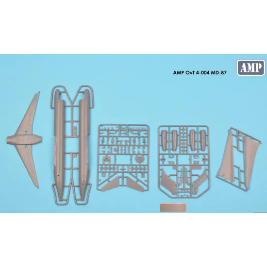 Amp Ovt-4-004 1/144 Md-87 Plastic Model Aircraft The Box Not Include