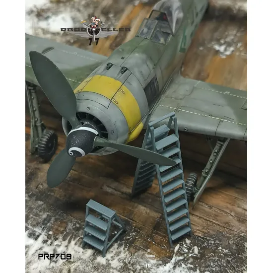 77propeller Prp709 1/48 Luftwaffe Wood Lader 2 Pieces