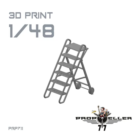 77propeller Prp711 1/48 Luftwaffe Workshop Ladder Resin 3d Printed Kit